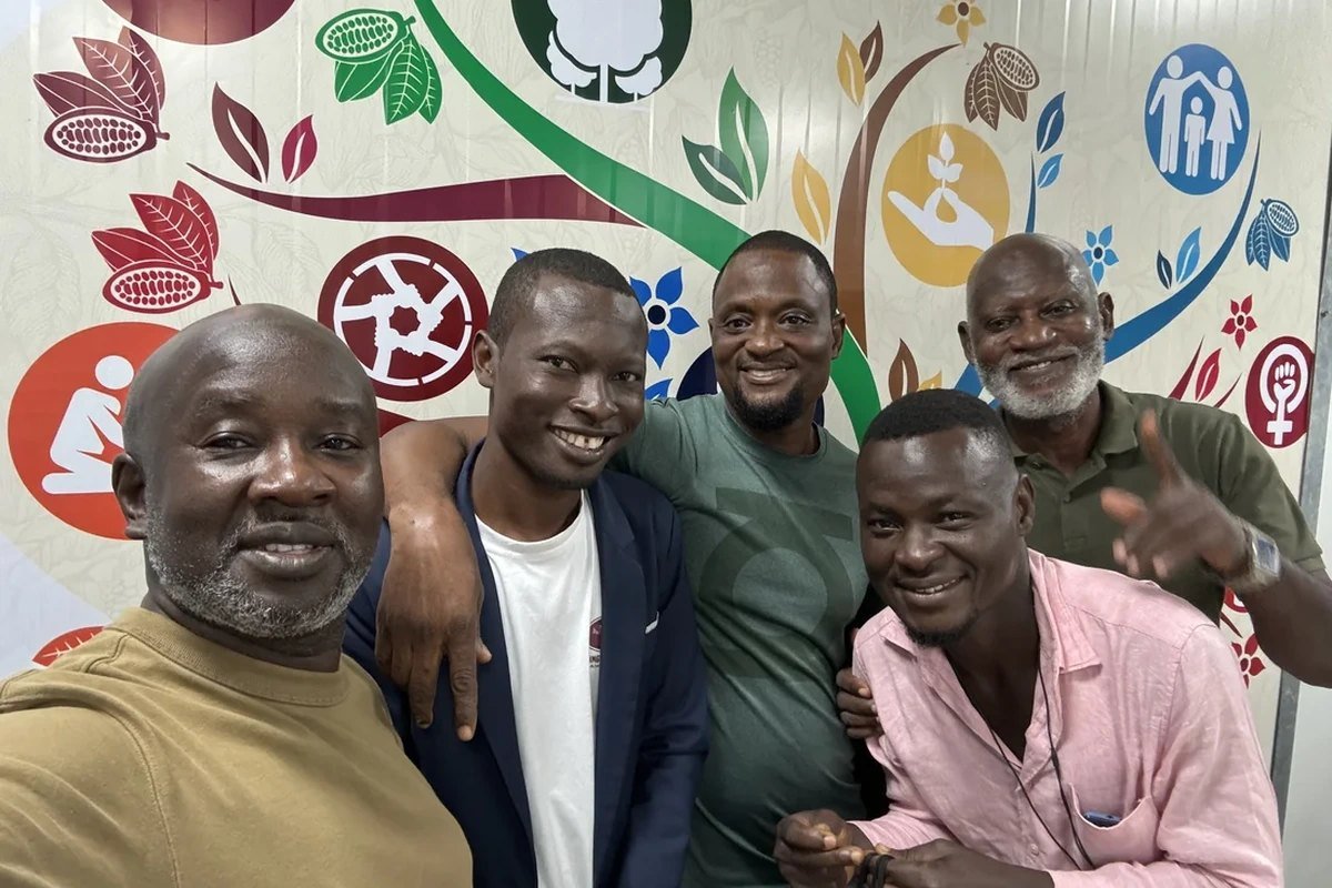 The people behind Darling Wings Farm, Ghana